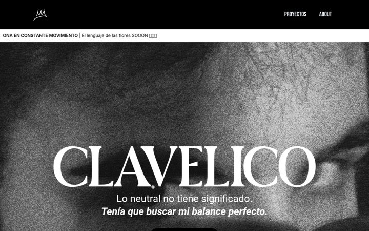 Skærmbillede af clavelico.es