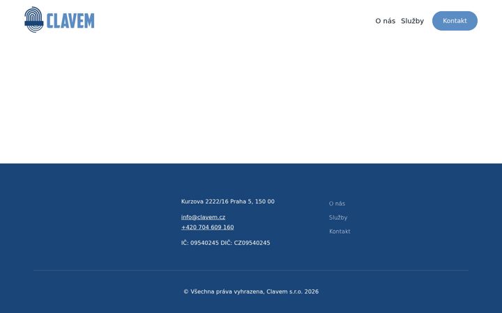 Screenshot of clavem.cz