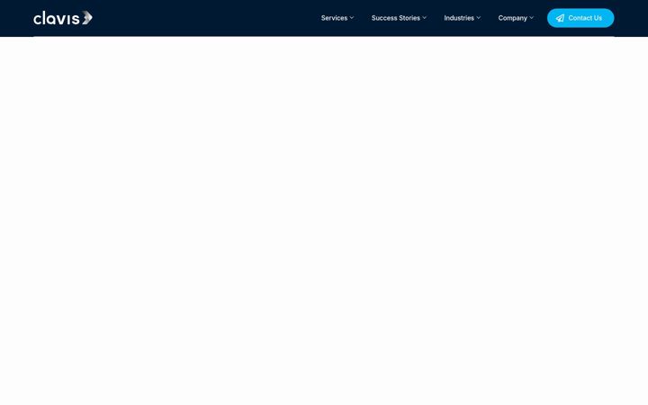 Screenshot of clavistechnologies.com
