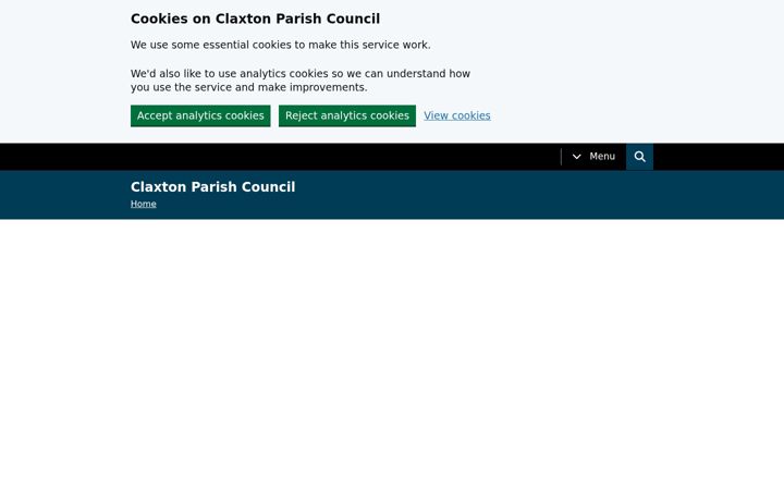 Captură de ecran a claxton-pc.gov.uk