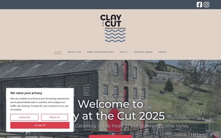 Captură de ecran a clayatthecut.co.uk