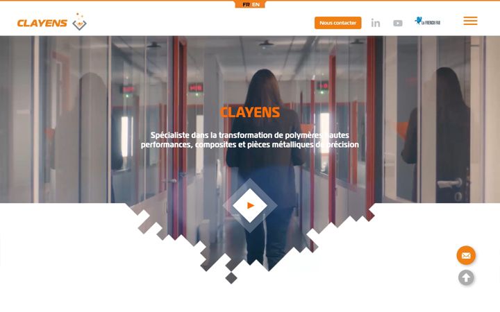 Screenshot of clayens.com