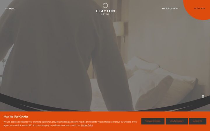 Screenshot of claytonhotels.com