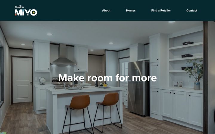 Screenshot of claytonmiyo.com
