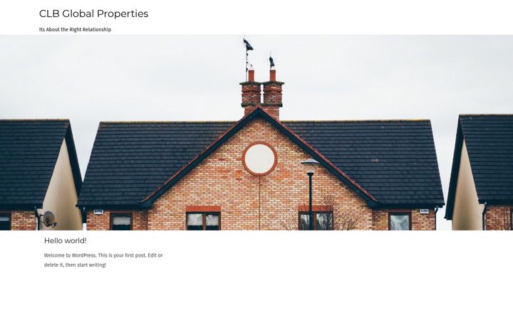 Screenshot of clbglobalproperties.com