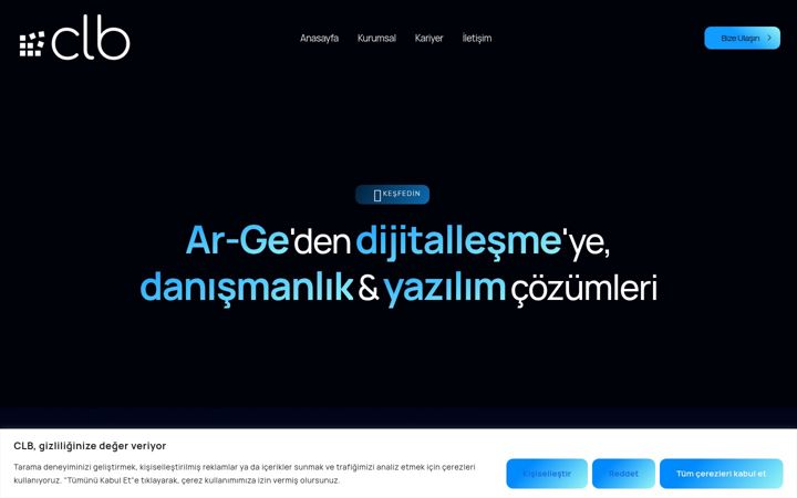 Screenshot of clbyazilim.com