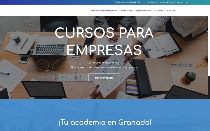 Screenshot of clccampus.com