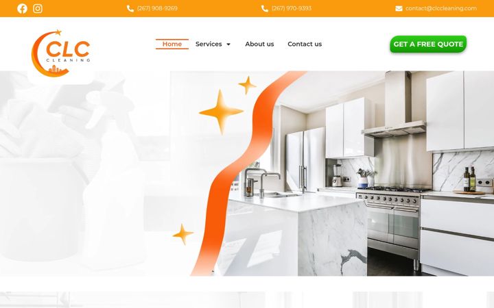 Screenshot of clccleaning.com