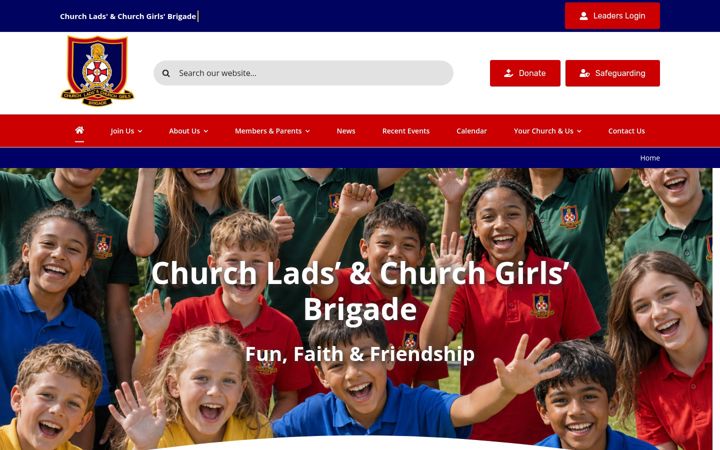 Screenshot of clcgb.org.uk
