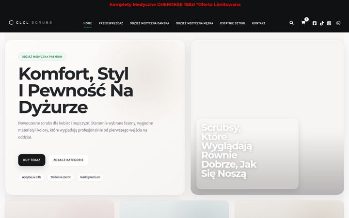 Screenshot stránky clcl.pl