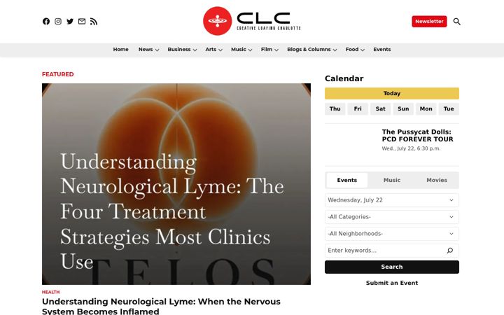 Screenshot of clclt.com