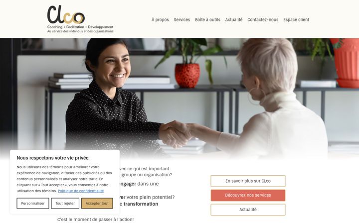 Captura de pantalla de clco.ca