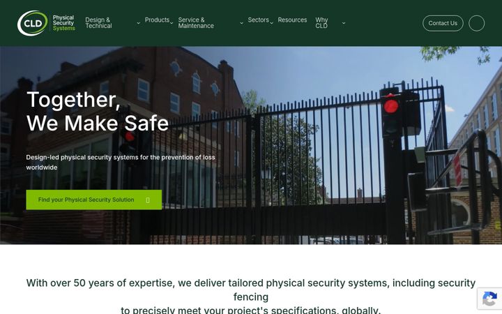 Screenshot of cld-systems.com