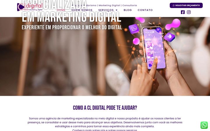 Screenshot van cldigitalconsultoria.com.br