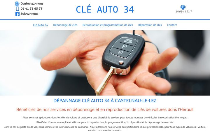 Snímek obrazovky cle-auto-34.fr