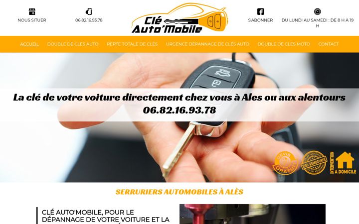Snímek obrazovky cle-auto-mobile.fr