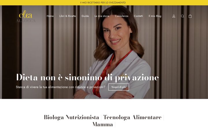 Screenshot of cleaallocca.it