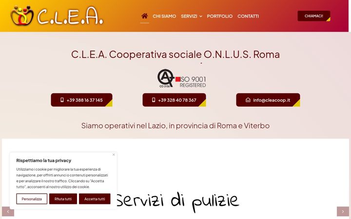 Screenshot of cleacoop.it