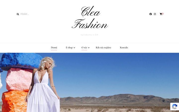 Captura de pantalla de cleafashion.cz