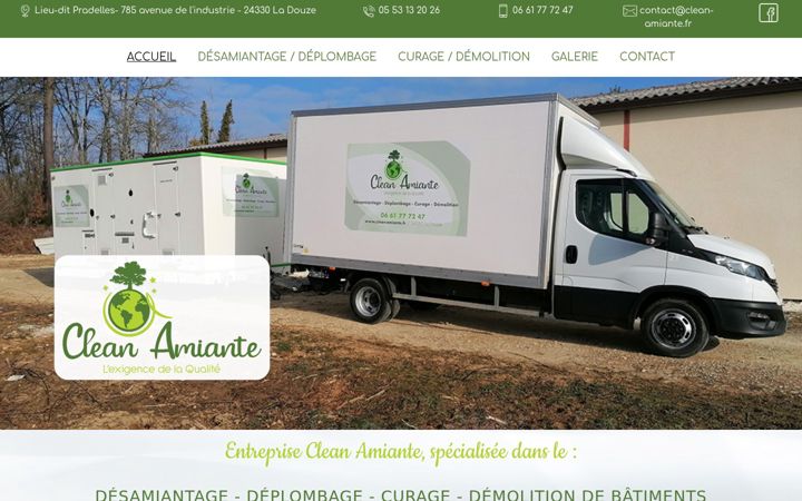 Snímek obrazovky clean-amiante.fr