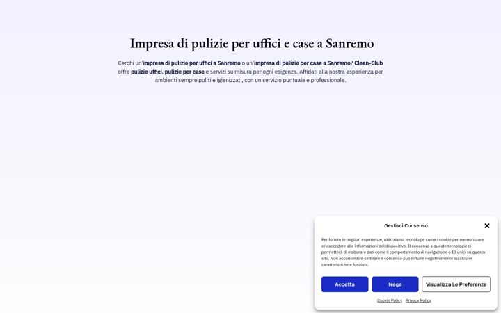 Screenshot of clean-club.it