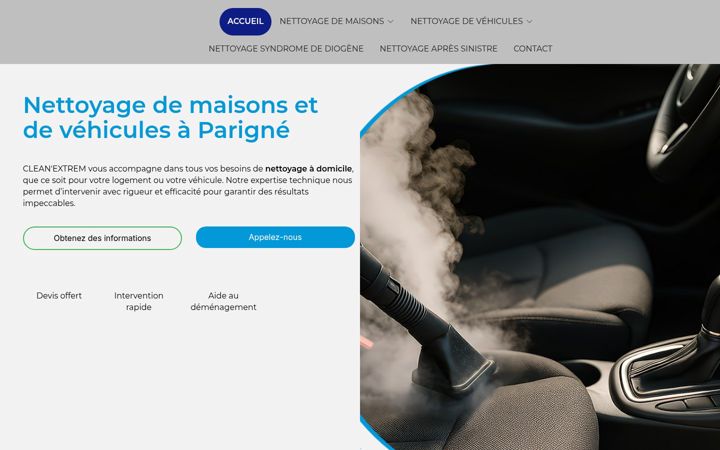 Zrzut ekranu clean-extrem.fr