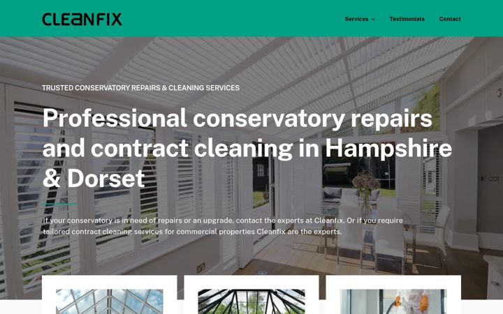 Zrzut ekranu clean-fix.co.uk
