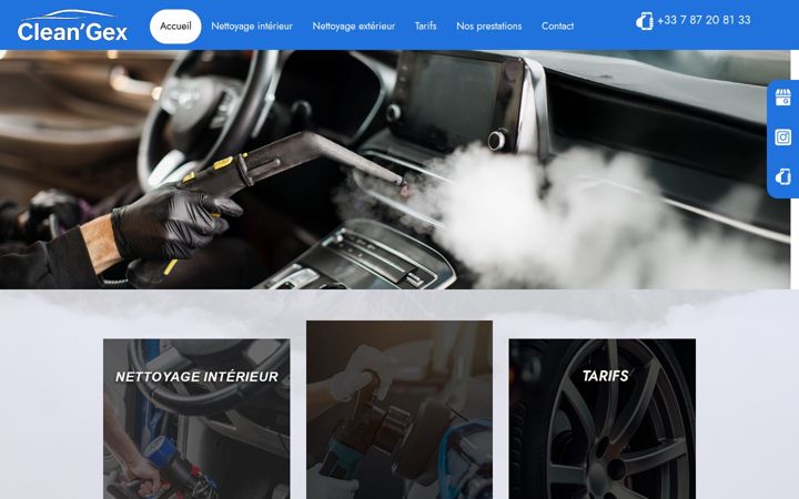 Screenshot of clean-gex.com