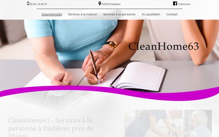 Zrzut ekranu clean-home-63.fr