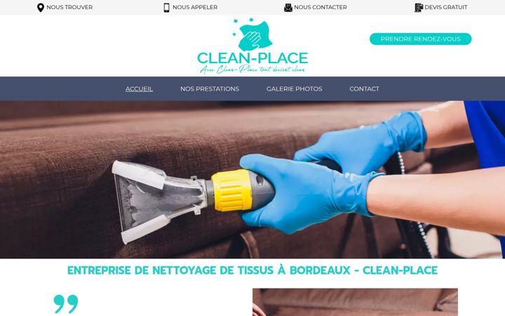 Zrzut ekranu clean-place.fr