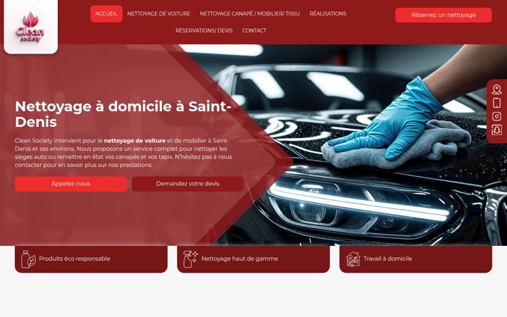 Zrzut ekranu clean-society.fr