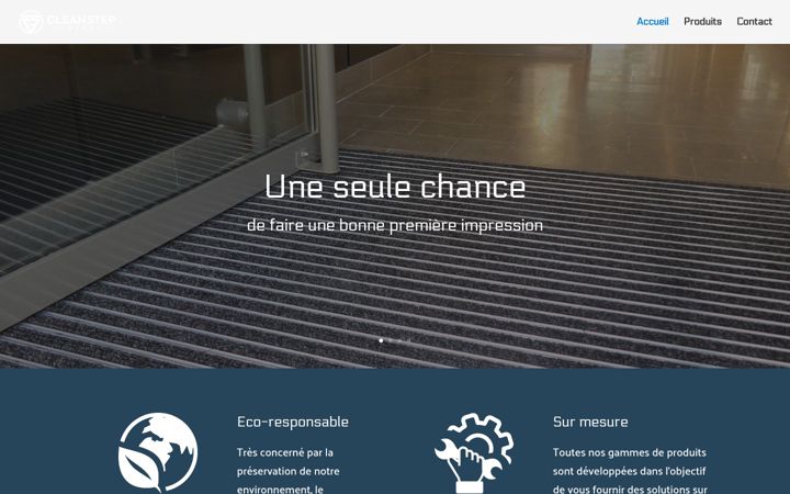 Screenshot of clean-step.fr