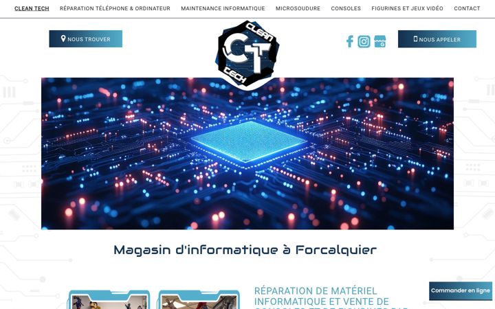 Screenshot of clean-tech04.fr