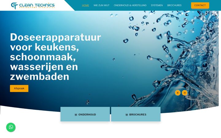 Screenshot of clean-technics.be