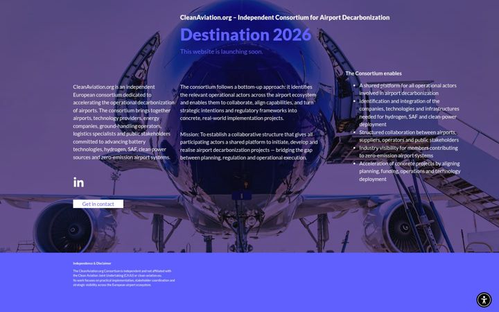 Screenshot di cleanaviation.org