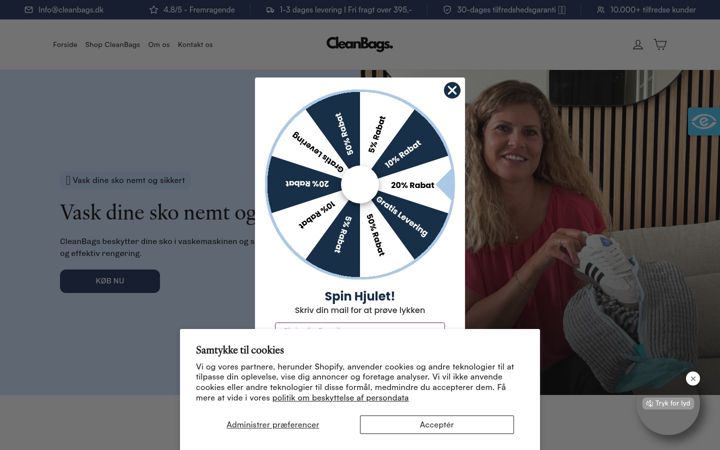 Screenshot di cleanbags.org
