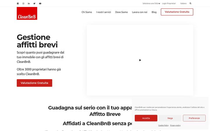 Ekrano kopija cleanbnb.net