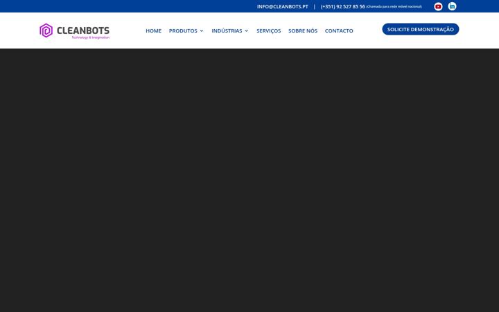 Screenshot of cleanbots.pt