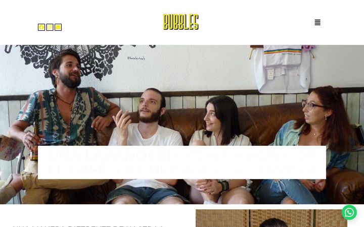 Screenshot of cleanbubbles.es