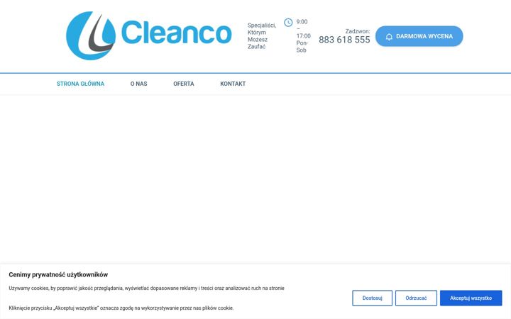 Screenshot stránky cleanco.pl
