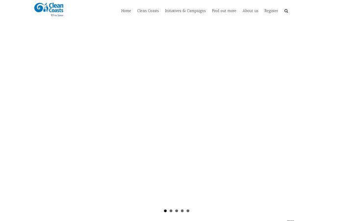 Screenshot di cleancoasts.org