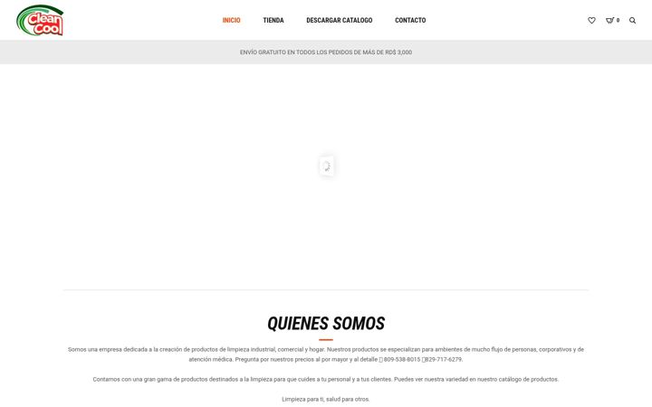 Screenshot of cleancooldominicano.com