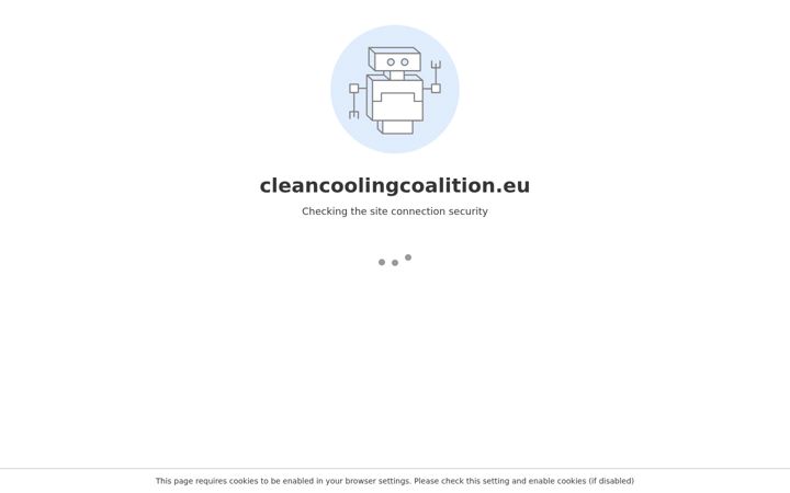 Screenshot of cleancoolingcoalition.eu