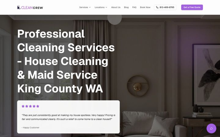Screenshot of cleancrewcs.com