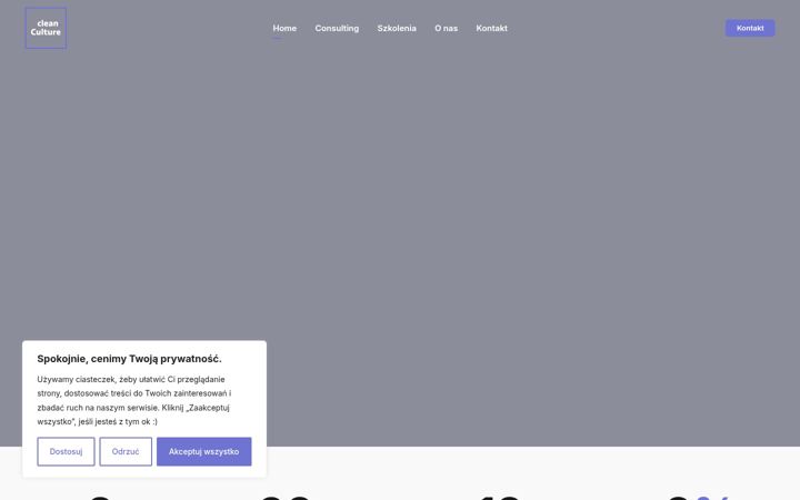 Captura de pantalla de cleanculture.io