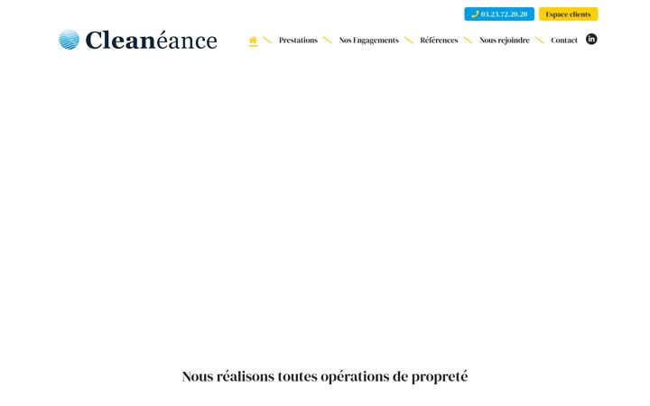 Screenshot of cleaneance.fr