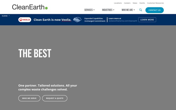 Screenshot of cleanearthinc.com