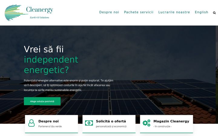 Screenshot of cleanergy.ro