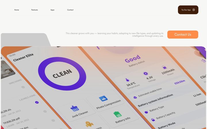 Screenshot of cleanernoble.live
