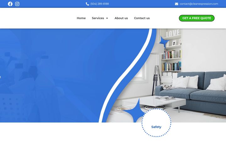 Screenshot of cleanexpression.com